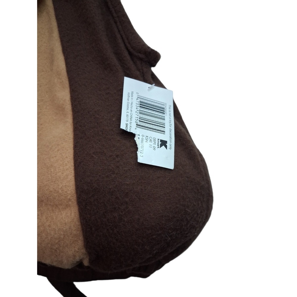 Kmart Toddler Monkey Costume 1-2 Years Brown Plush Halloween Animal Hood Tail - Picture 9 of 10